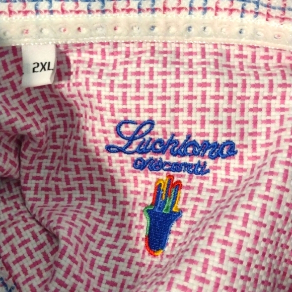 LUCHIANO VISCONTI Button Down Shirt XXL  NWOT - Picture 3 of 6